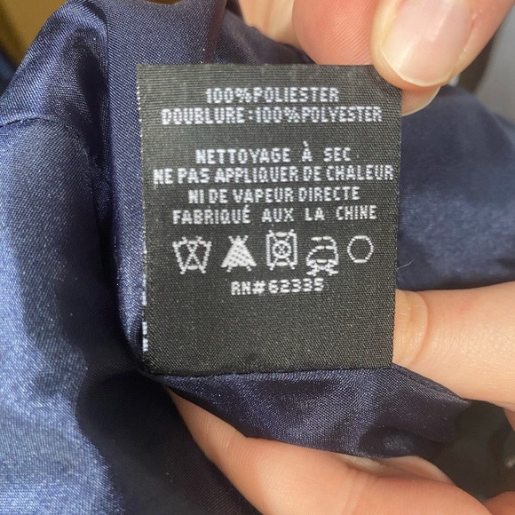 Strapless Betsy Adam, Navy Gown, Size 6, Original price $330 US, Asking $149 - Picture 8 of 9